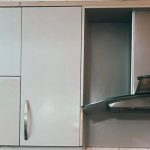 کابیت mdf آشپزخانه به رنگ طوسی ۳ متری