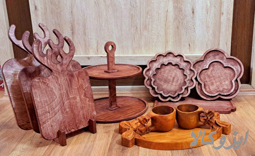 ظروف چوبی آشپزخانه و سرو پذیرایی