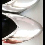 کفش مجلسی نقره ای ( آینه ای) – سایز ۳۶
